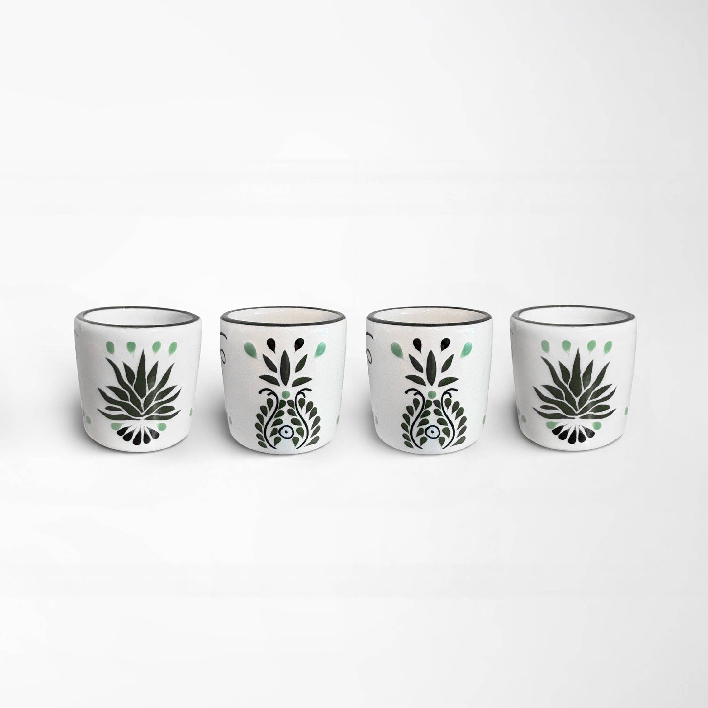 Short Agave Shot Glasses - set of 4