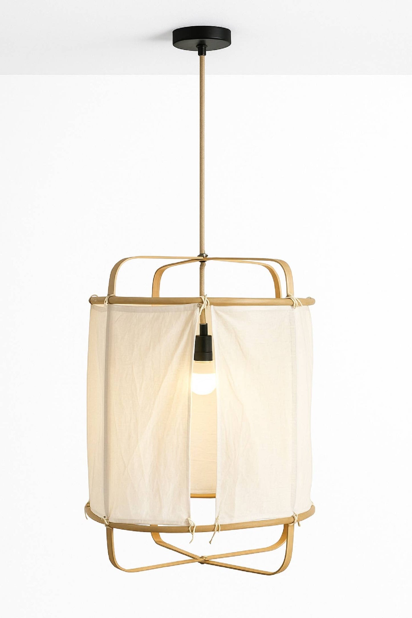 Natural Bamboo Pendant Light