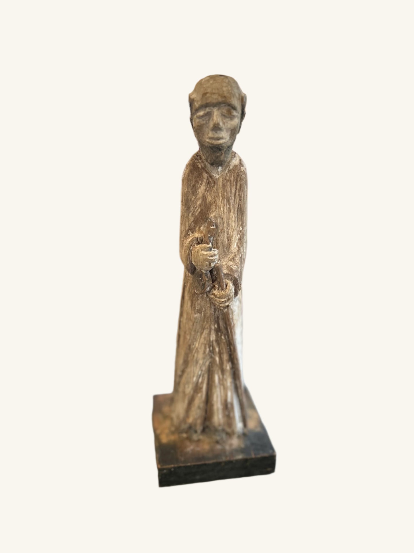 Wood Carved Santo