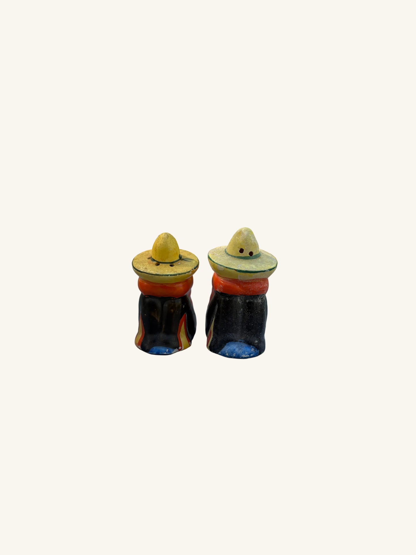 Mexican Salt & Pepper Shakers (Orange)