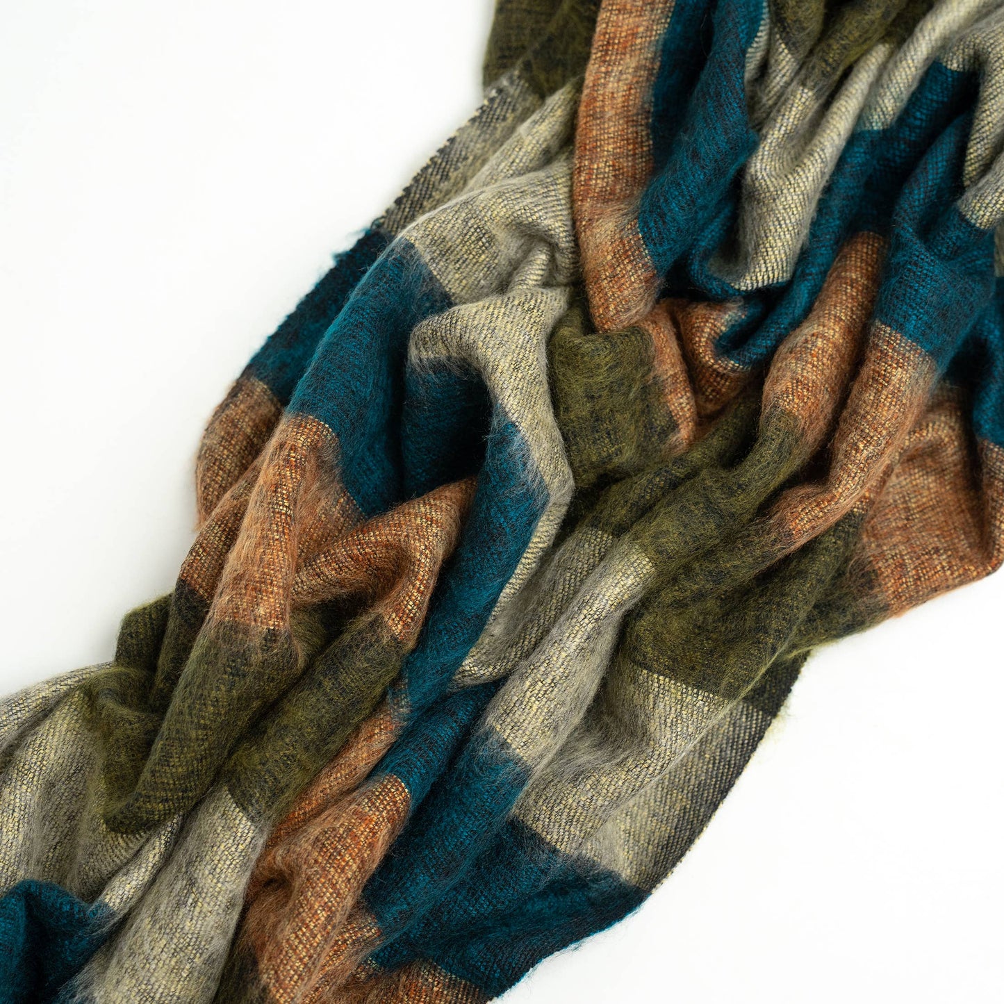 Extra Soft Yak wool Travel Throw Blanket Handmade