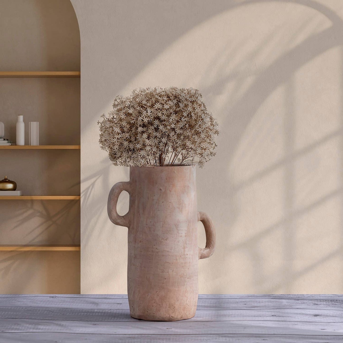 Terracotta Double Handle Vase