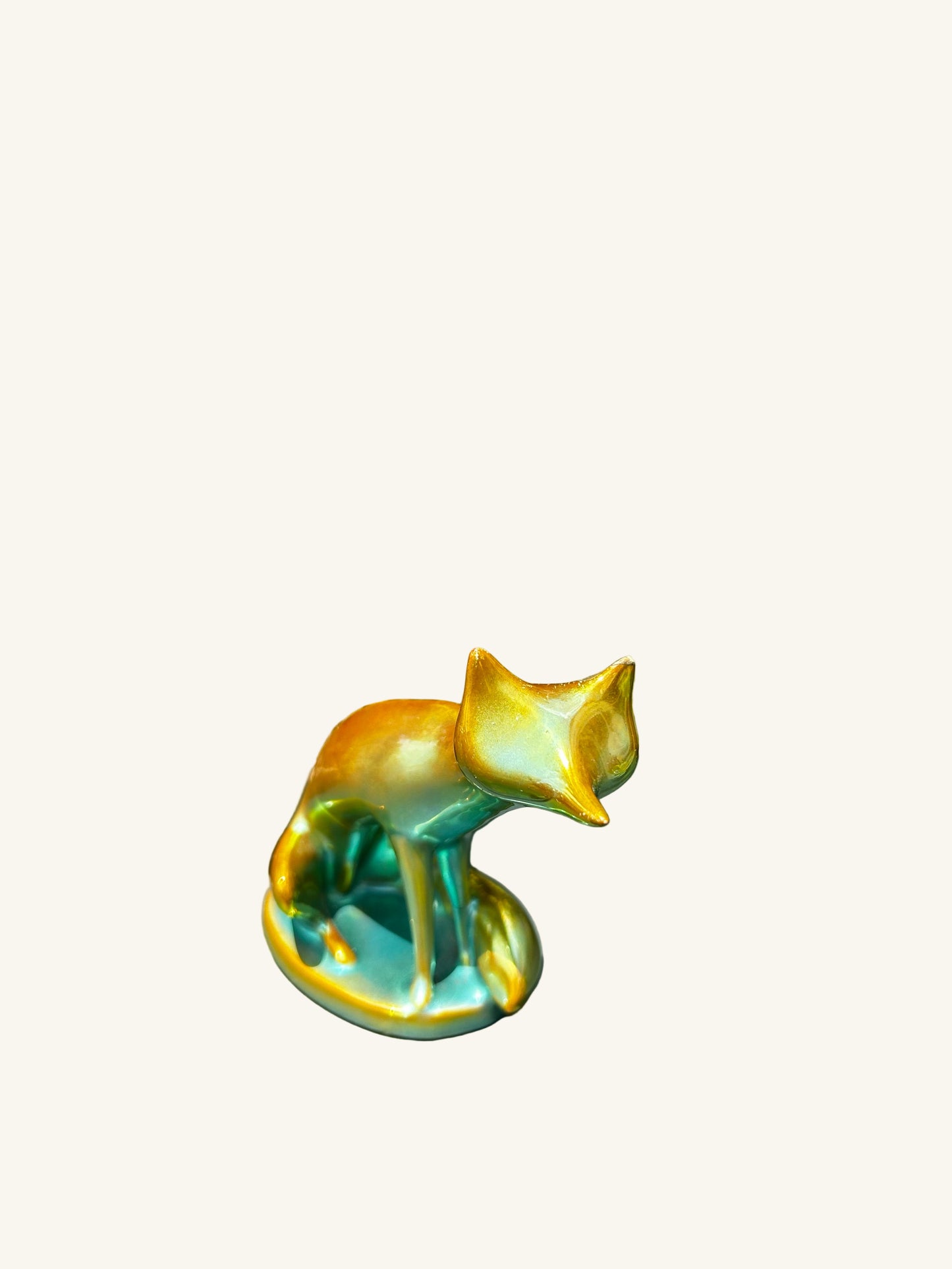 Zsolnay Porcelain Fox