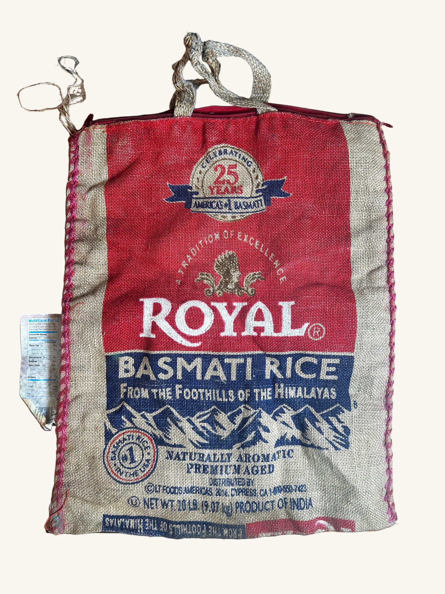 Vintage Reusable Rice Bag