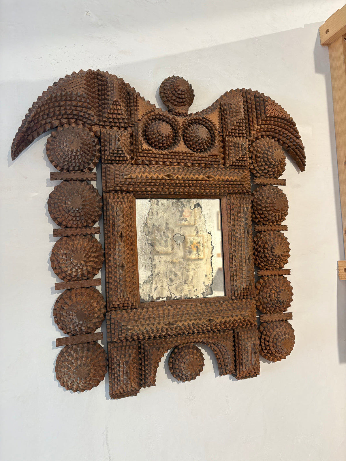 Tramp Art Mirror