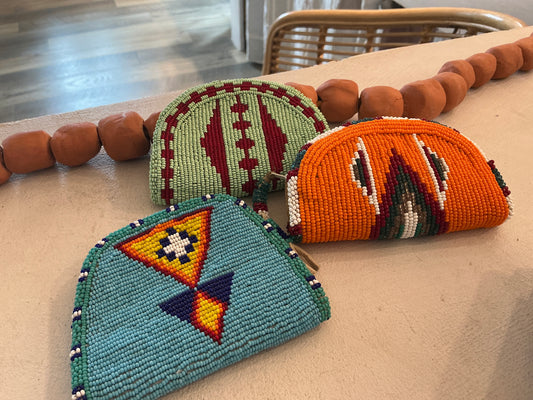 Vintage Beaded Coin Purse