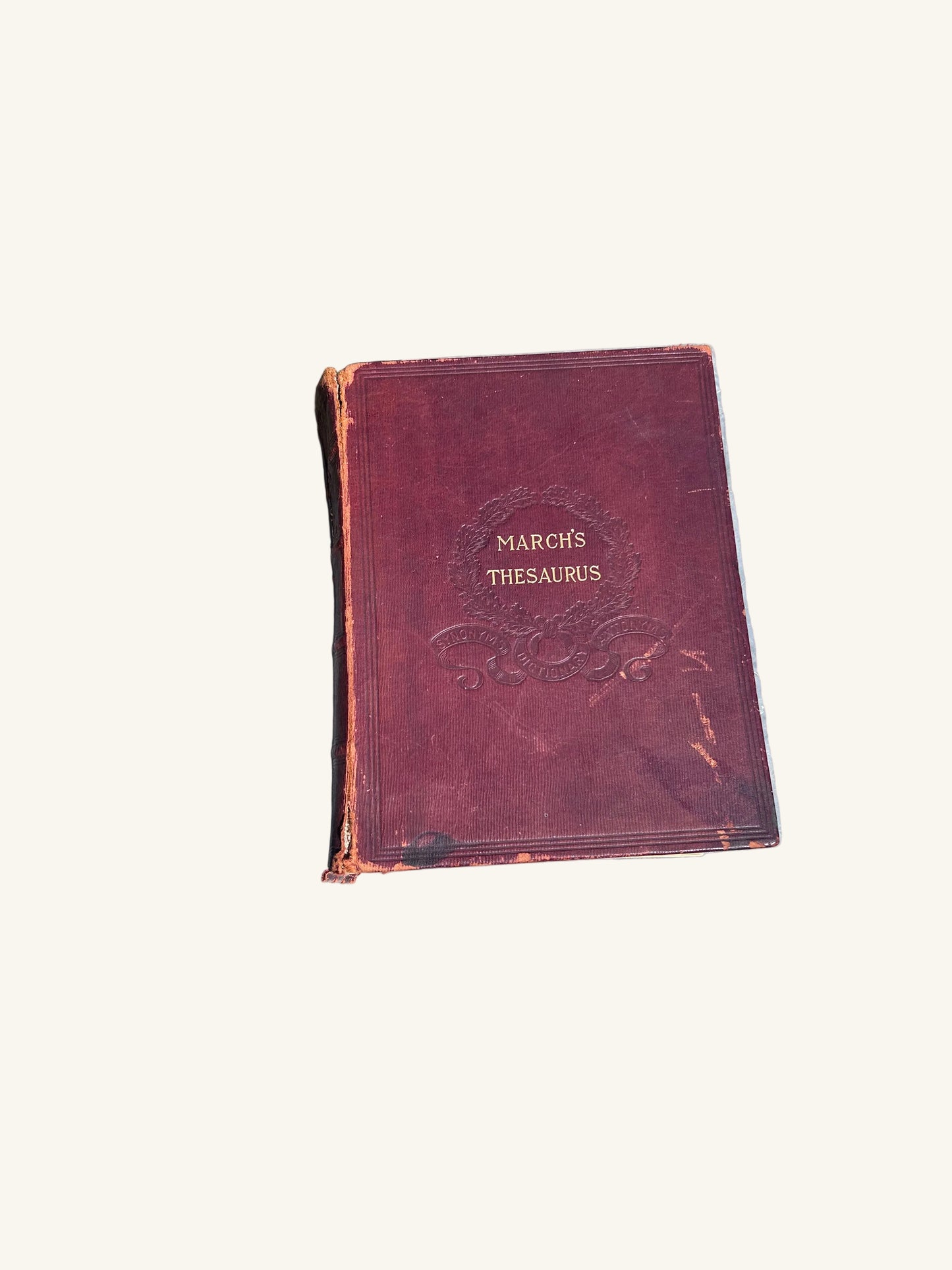 1906 edition of  “A Thesaurus Dictionary of the English Language” by F.A. March