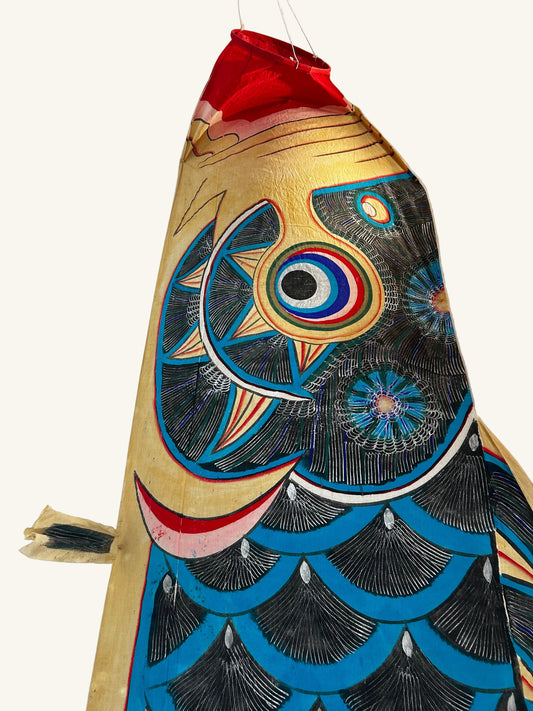 Very Large Koinobori (Vintage Japanese Carp Streamer)