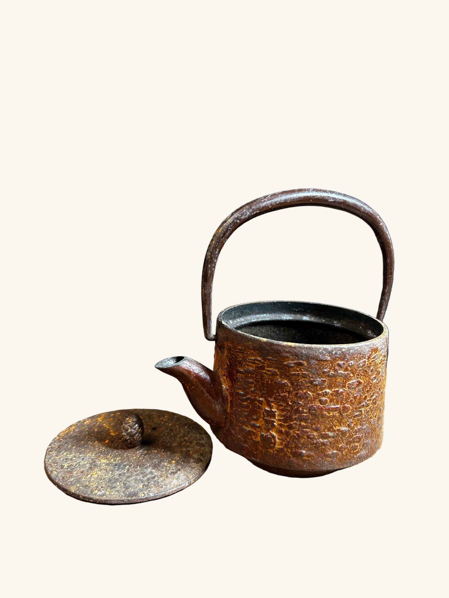 Antique Japanese Iron Teapot