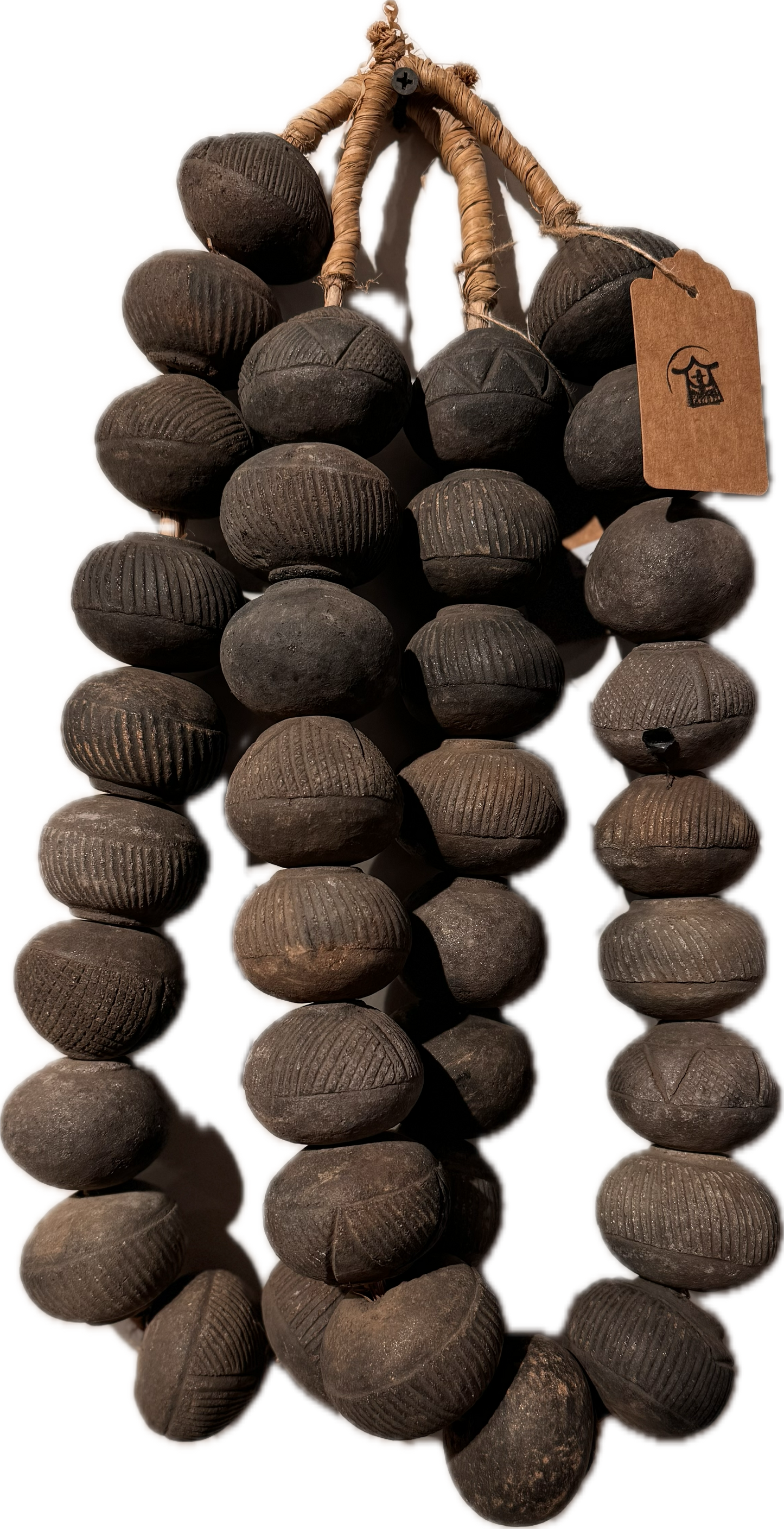 Large African Clay Beads