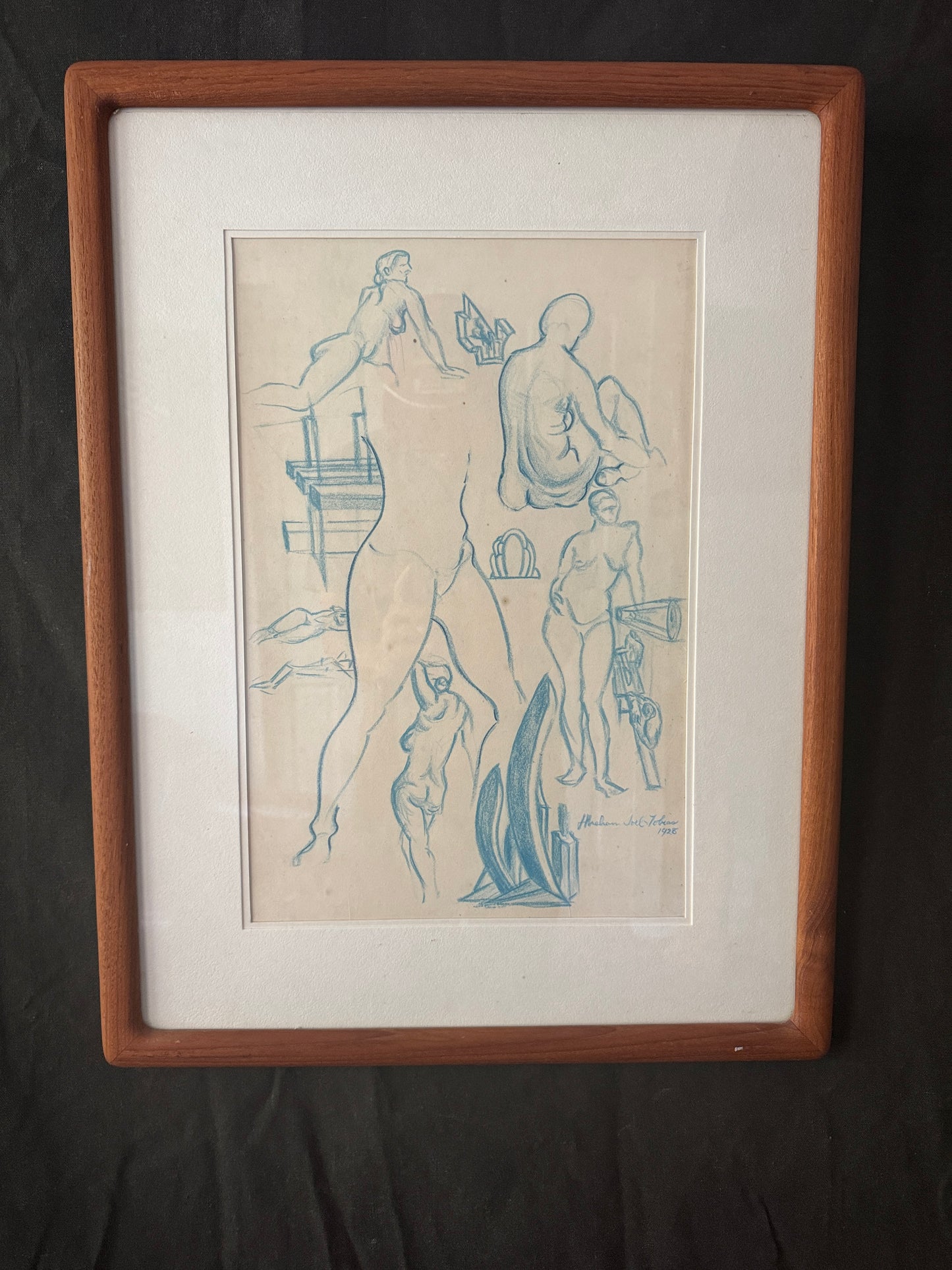 Studies of Figures and Sculptural Forms (Abraham Tobias) 1928