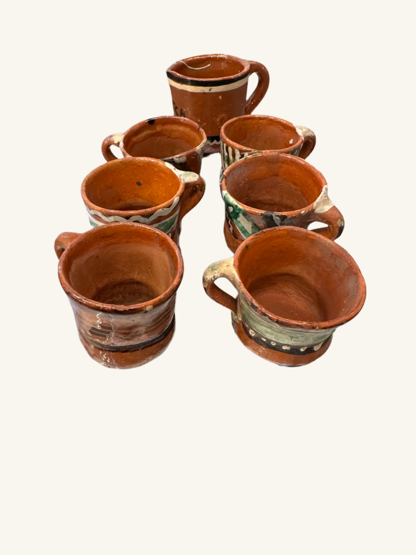 Vintage Mex. small cups (set of 7)