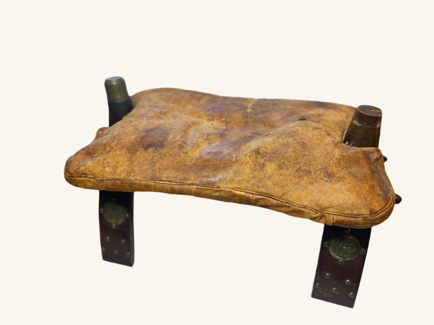Vintage Camel Saddle Stool