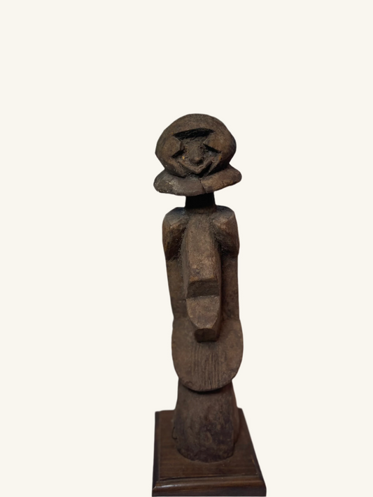 Wood Carved African Sculpture