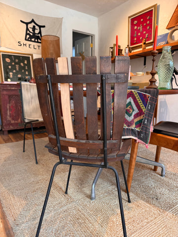 Mid century chair w/ odd splat