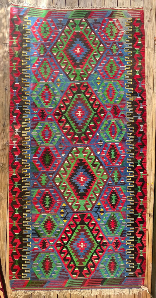 Vintage Turkish Kilim Rug