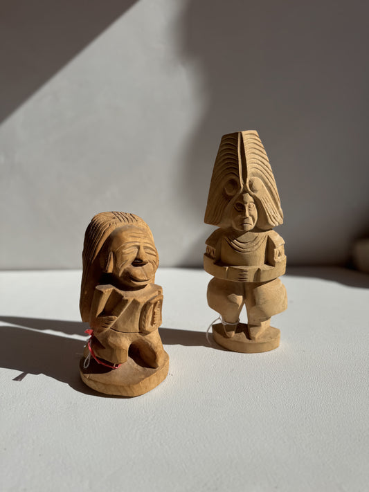 Wood Folk Figures