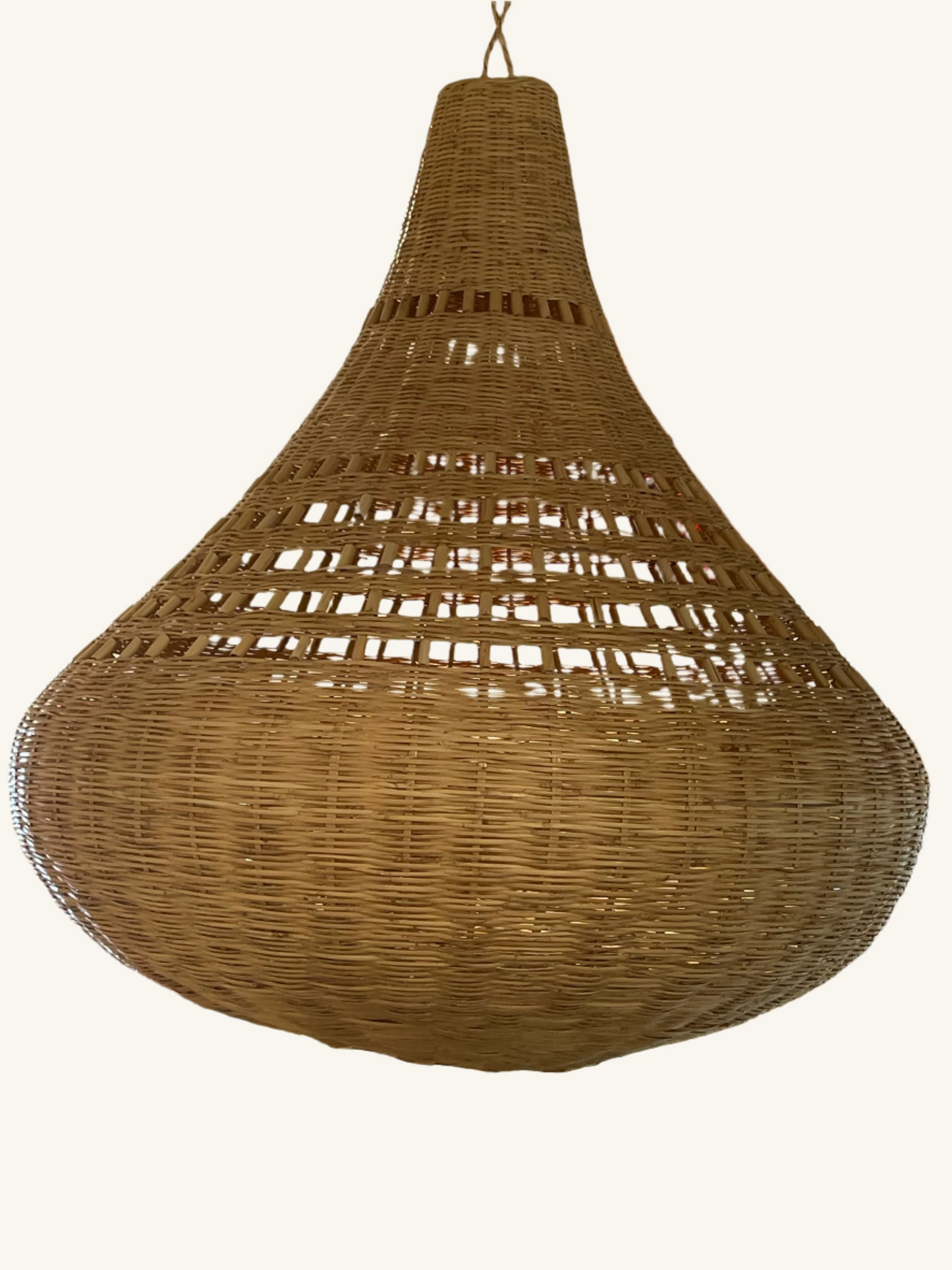 Jumbo Rattan Pendant Lighting
