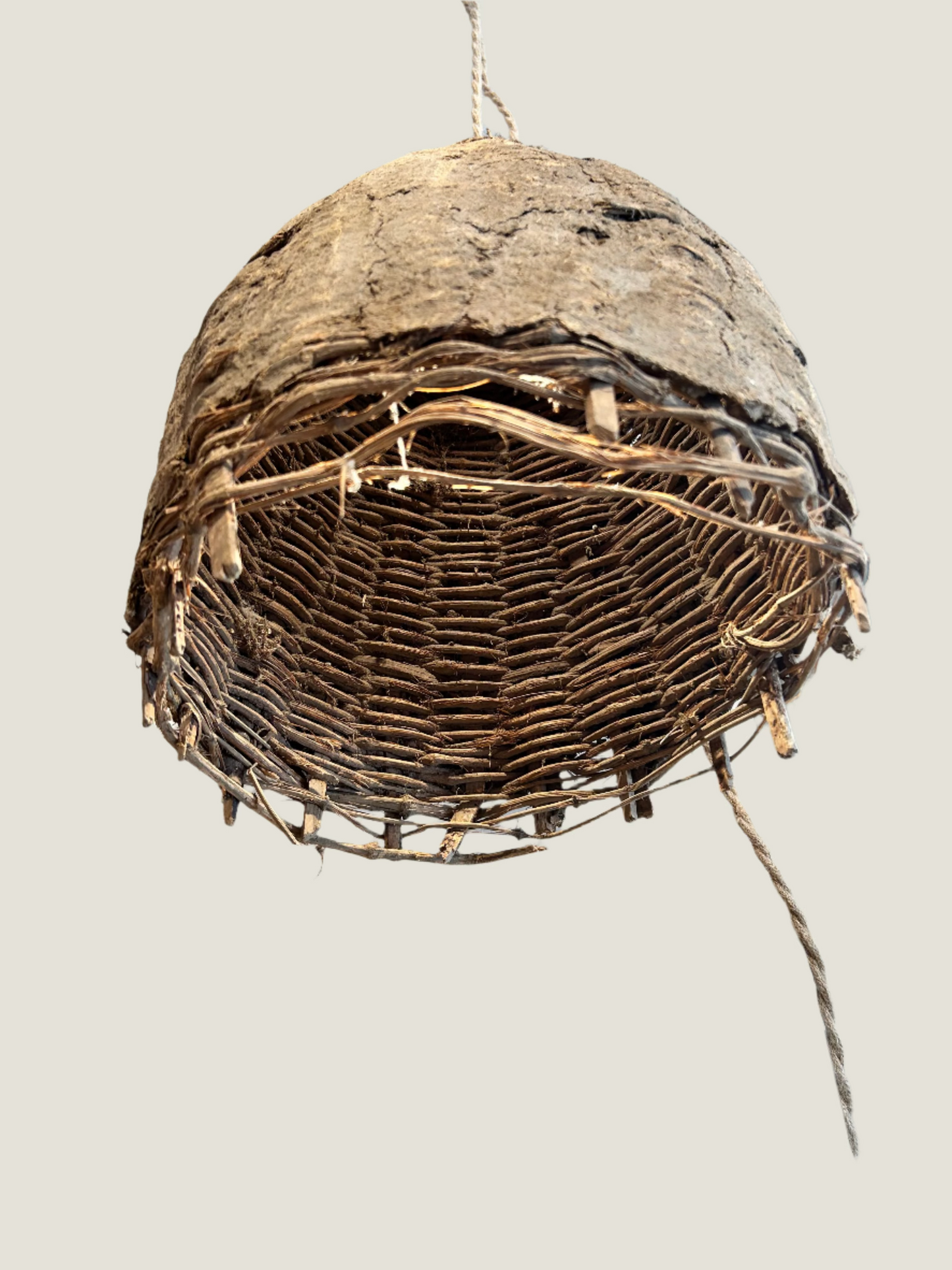 Handmade bee trap light fixture