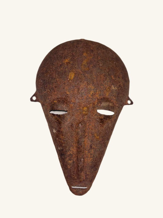 West African Traditional Iron Mask