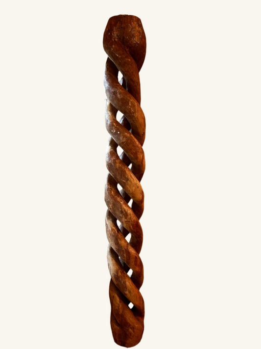 Wooden Spiral Sculpture