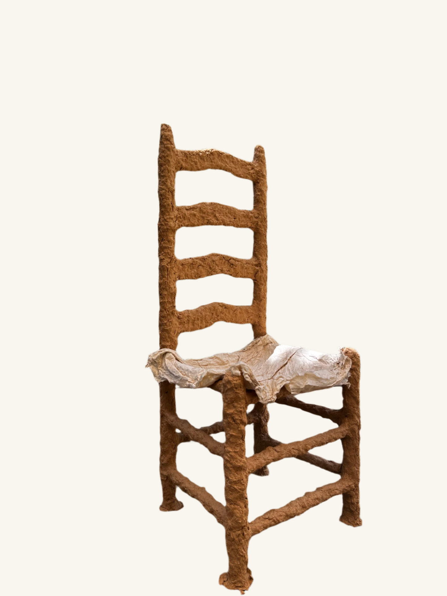 Papier-Mâché Chair by Jean Laman