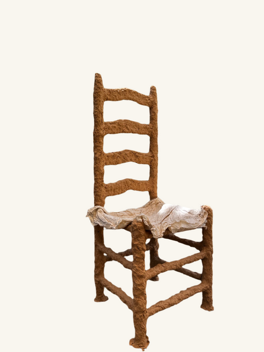 Papier-Mâché Chair by Jean Laman
