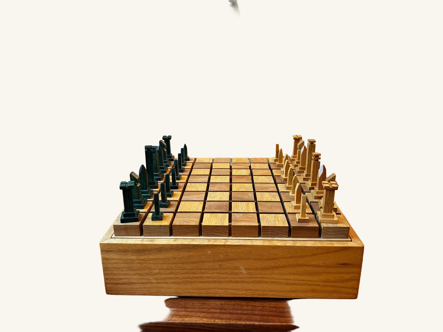 Vintage Mid Century Modern Chess Set