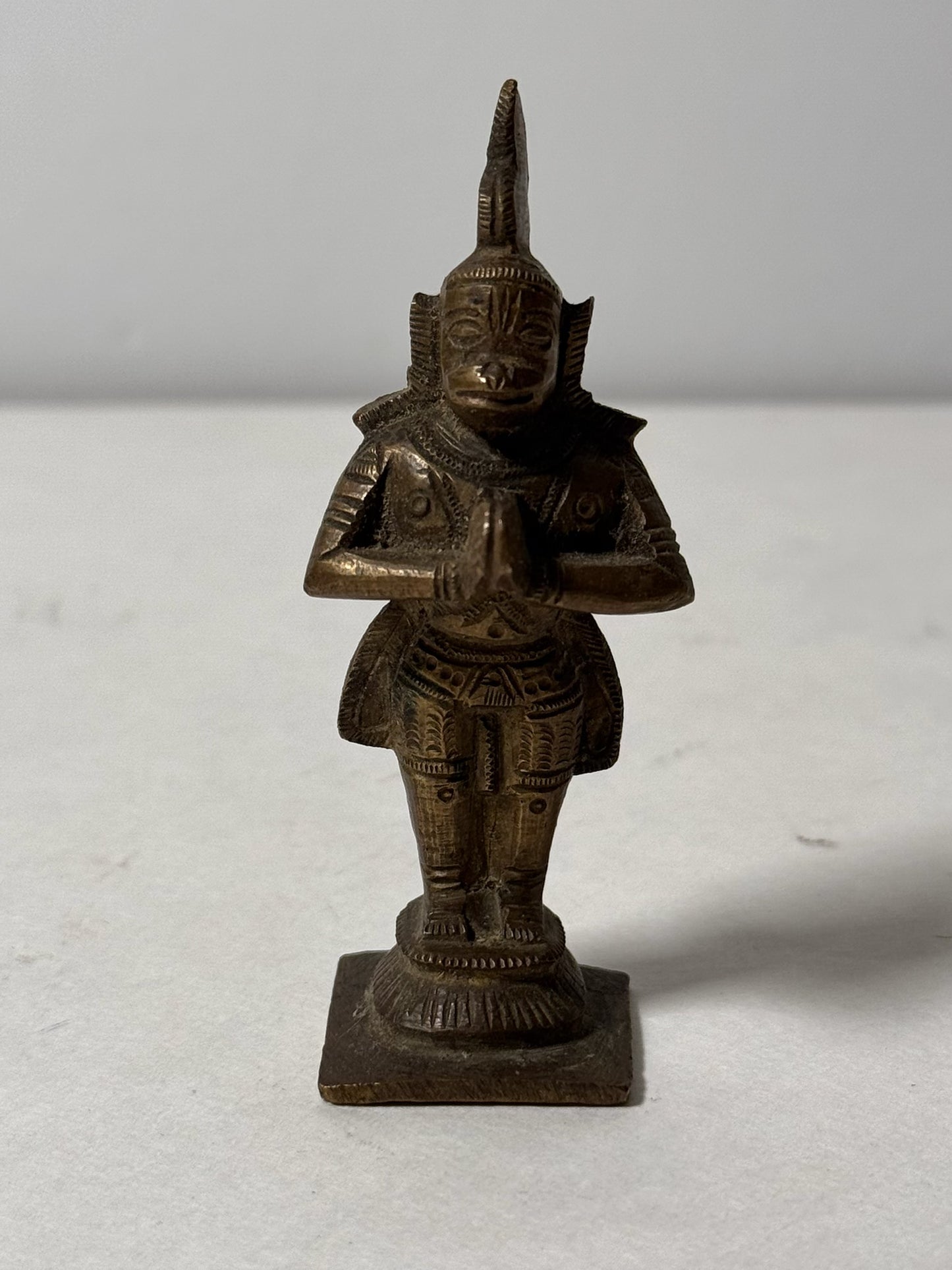 Small Bronze Namaste Hanuman