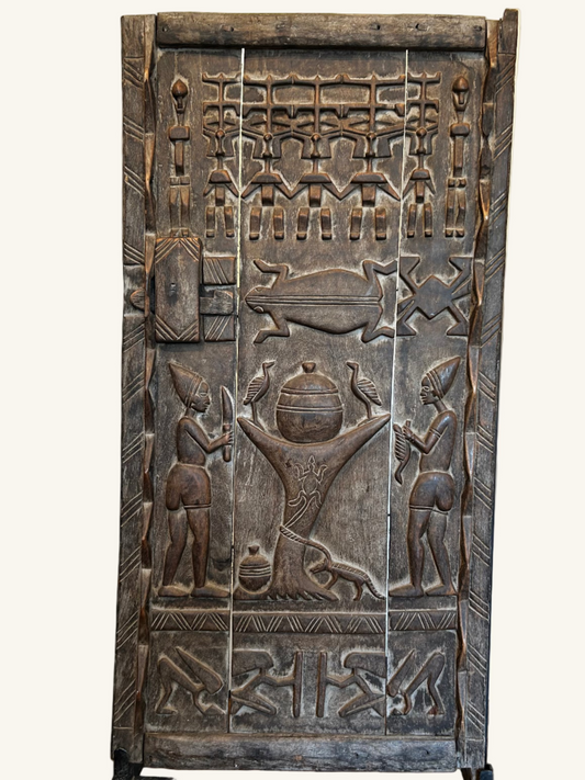 Dogon Granary Door with stand (Mali)