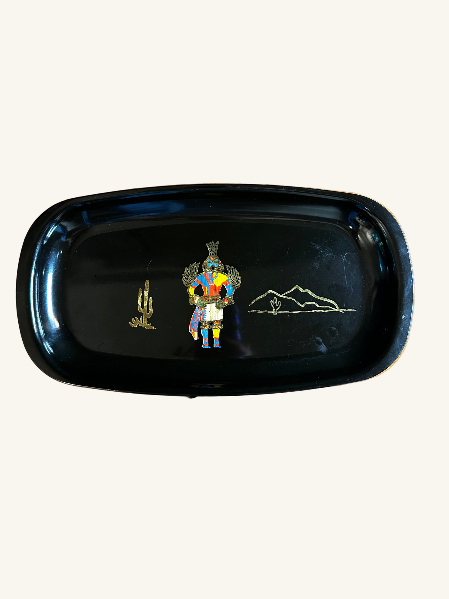 Vintage Couroc of Monterey Tray (Long)