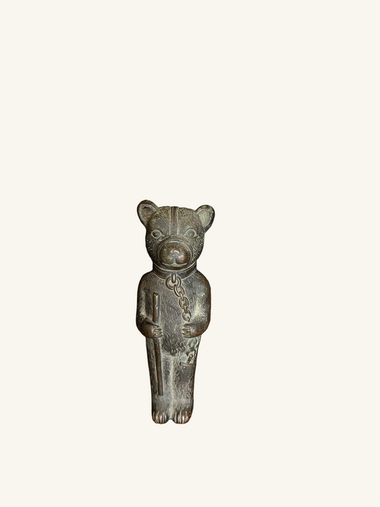 Antique Brass Bear