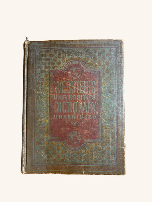 Vintage 1946 Webster's Dictionary