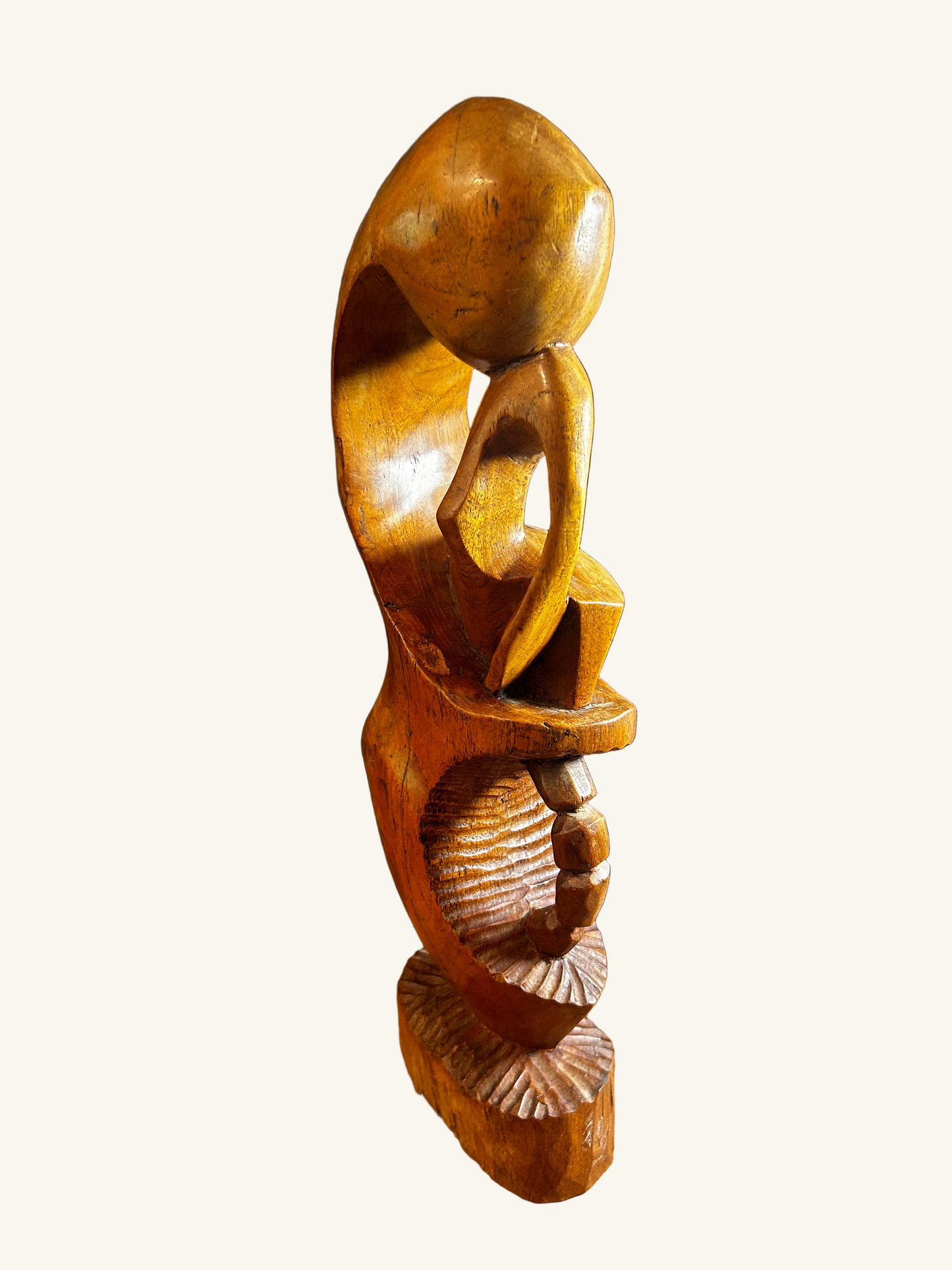 Abstract Wood Sculpture