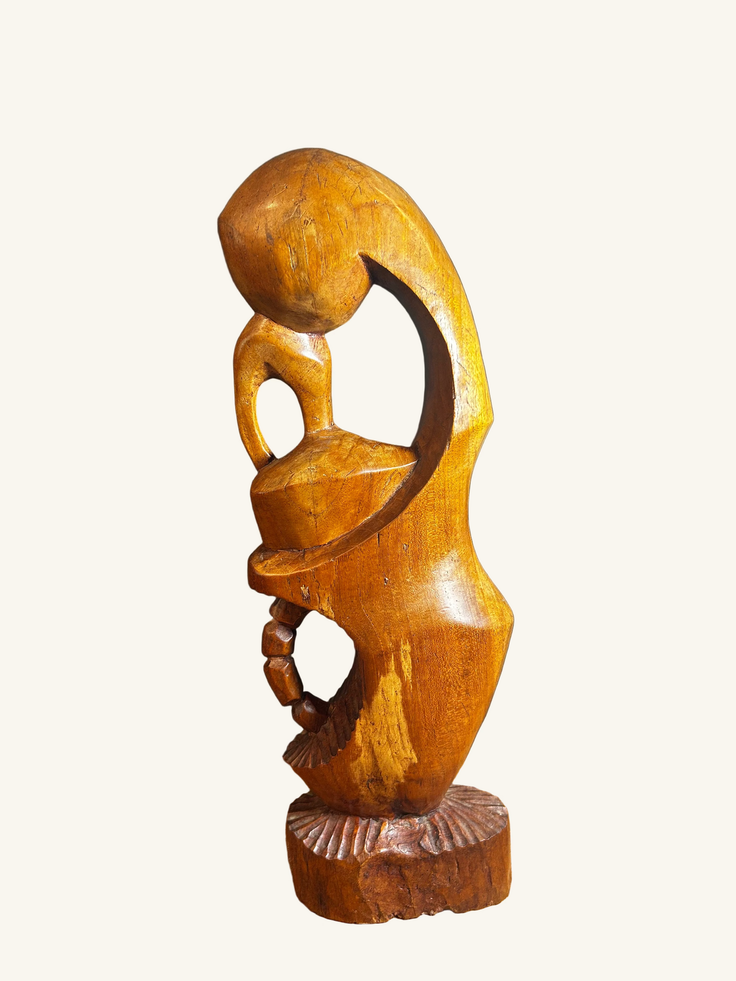 Abstract Wood Sculpture