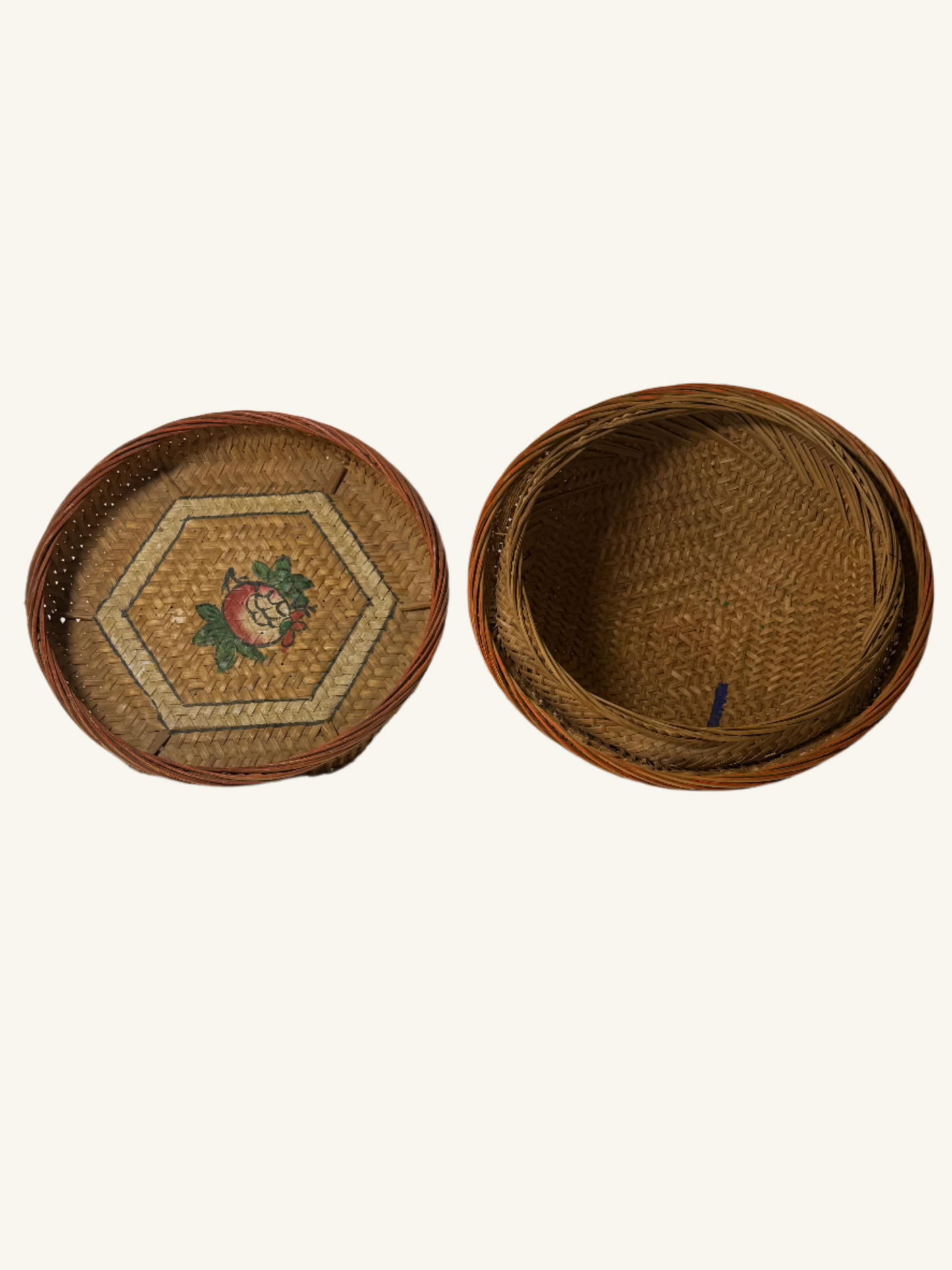 Folk Art Fruit Basket