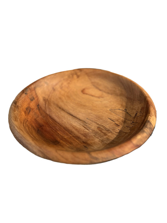 Calebs friend's handmade wooden bowls