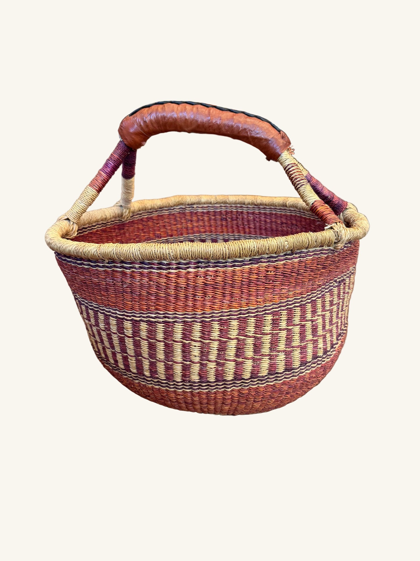 Large African Bolga Basket #8