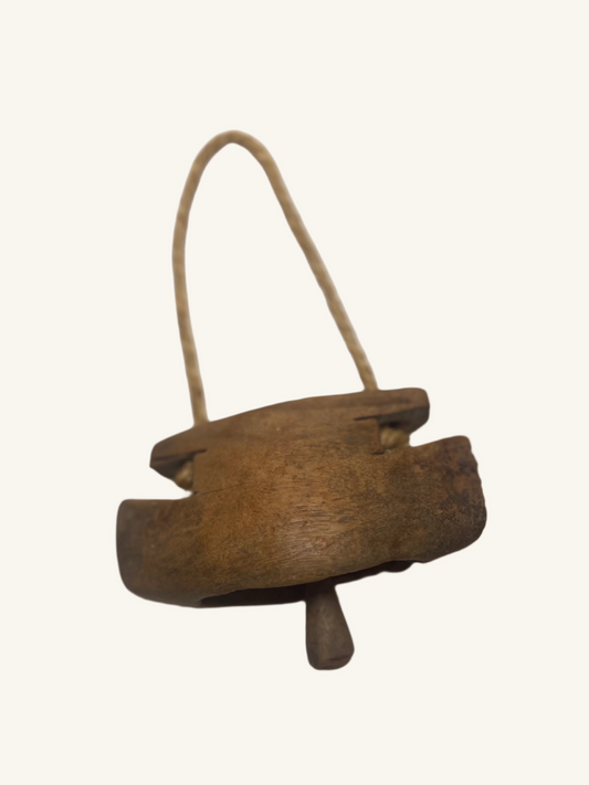 Vintage Wooden Cow Bell