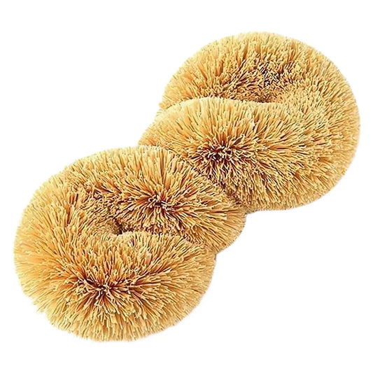 Spiral Coconut Fiber Dish Scrubber