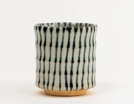 Mino Ware striped Tea Cup