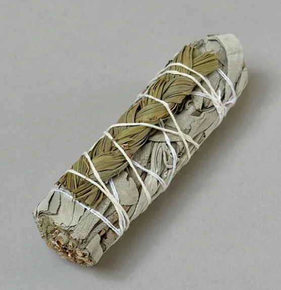 Herbal White Sage Stick with Sweetgrass