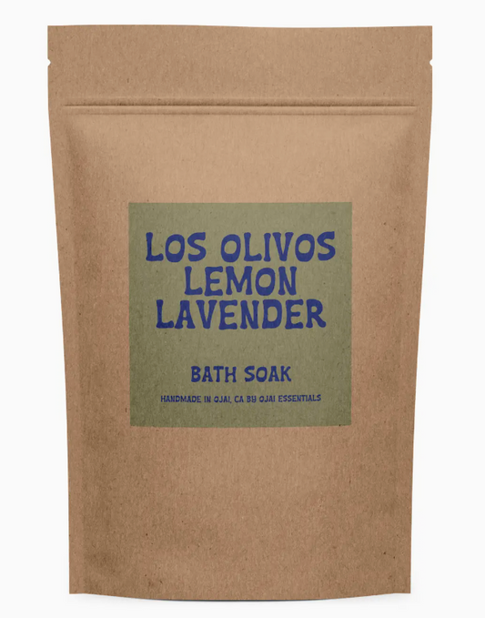 Bath Soak | Los Olivos Lemon Lavender | Salt + Essential Oil