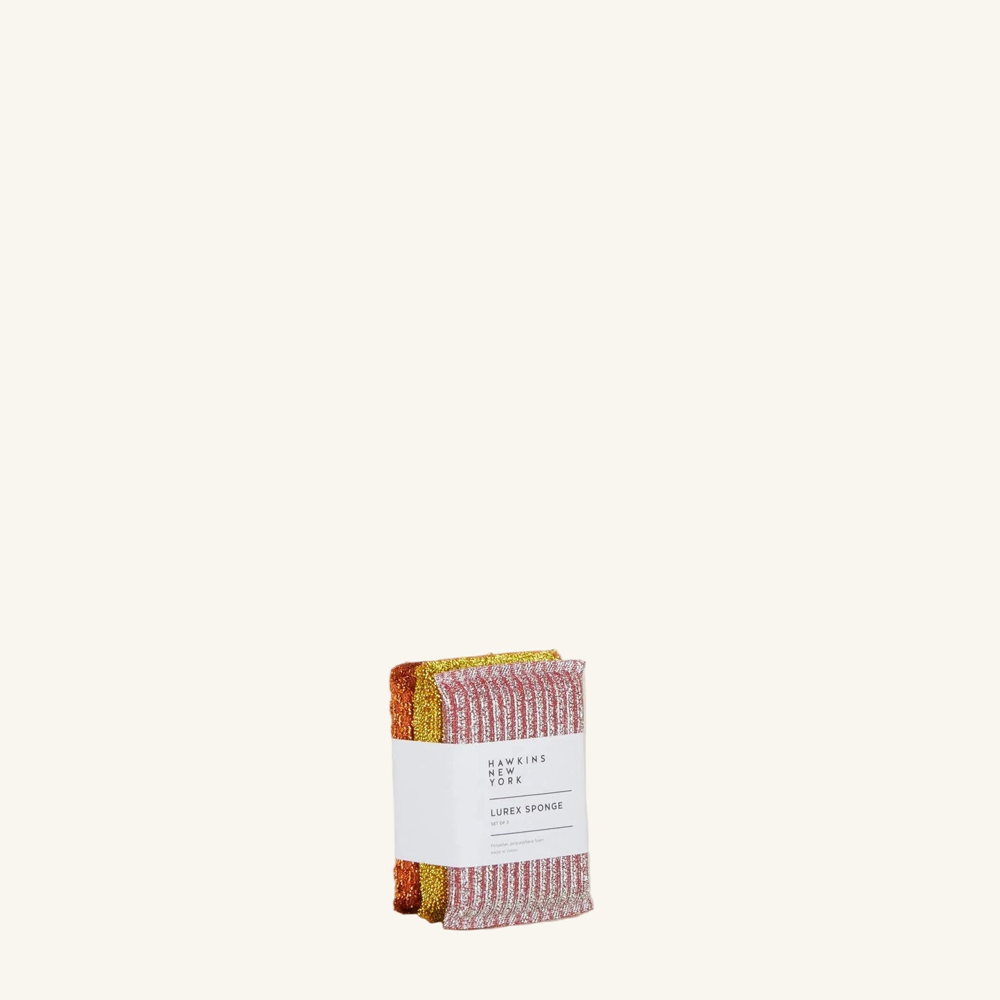 LUREX SPONGES - SET OF 3: PINK/TERRACOTTA/GOLD