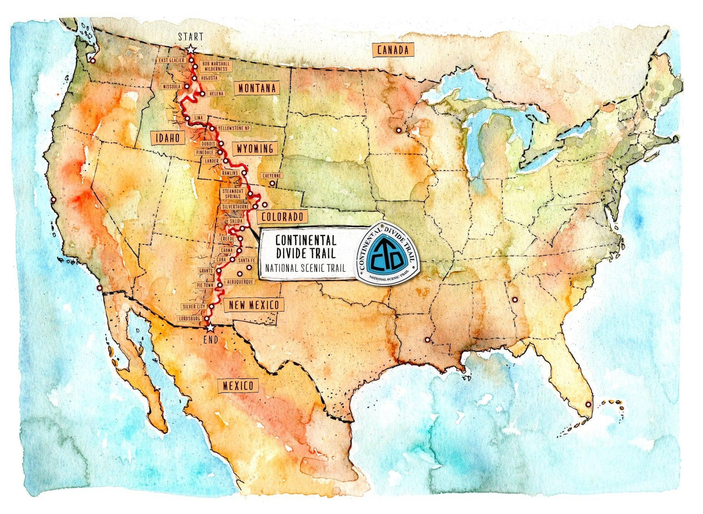 The Great Divide: Walking the Continental Divide Trail