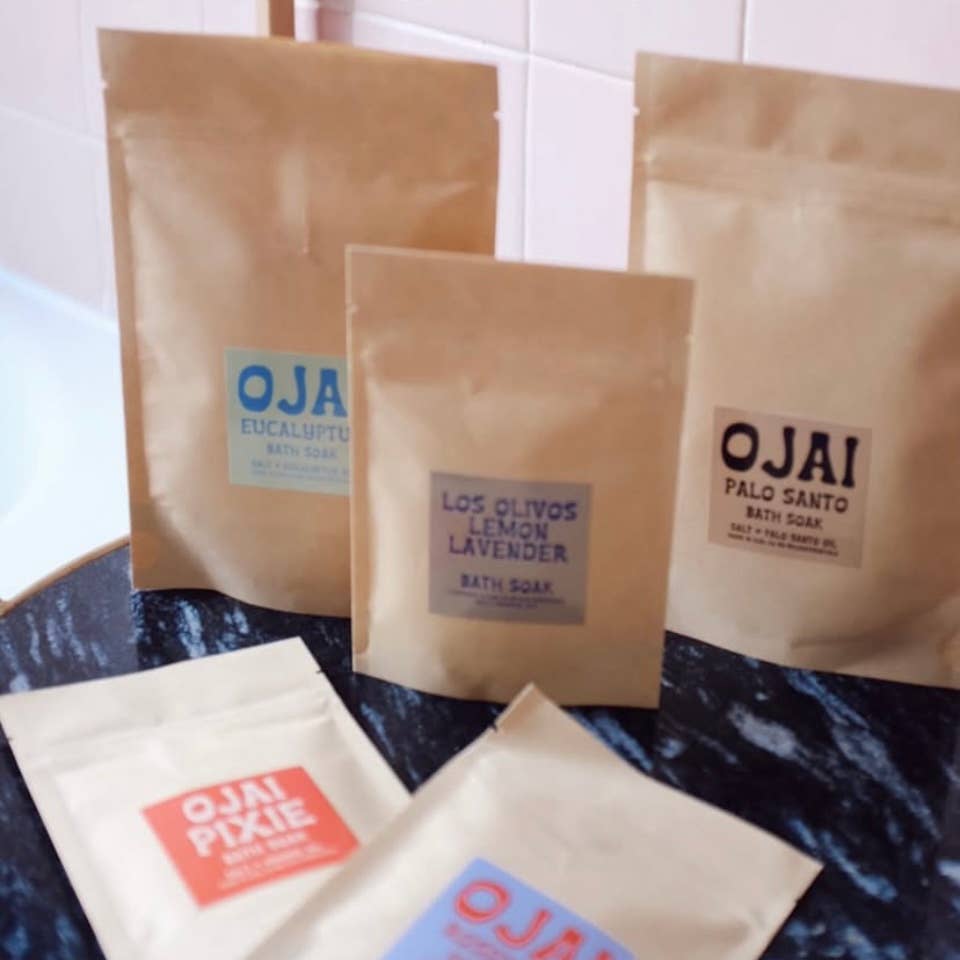 Bath Soak | Los Olivos Lemon Lavender | Salt + Essential Oil