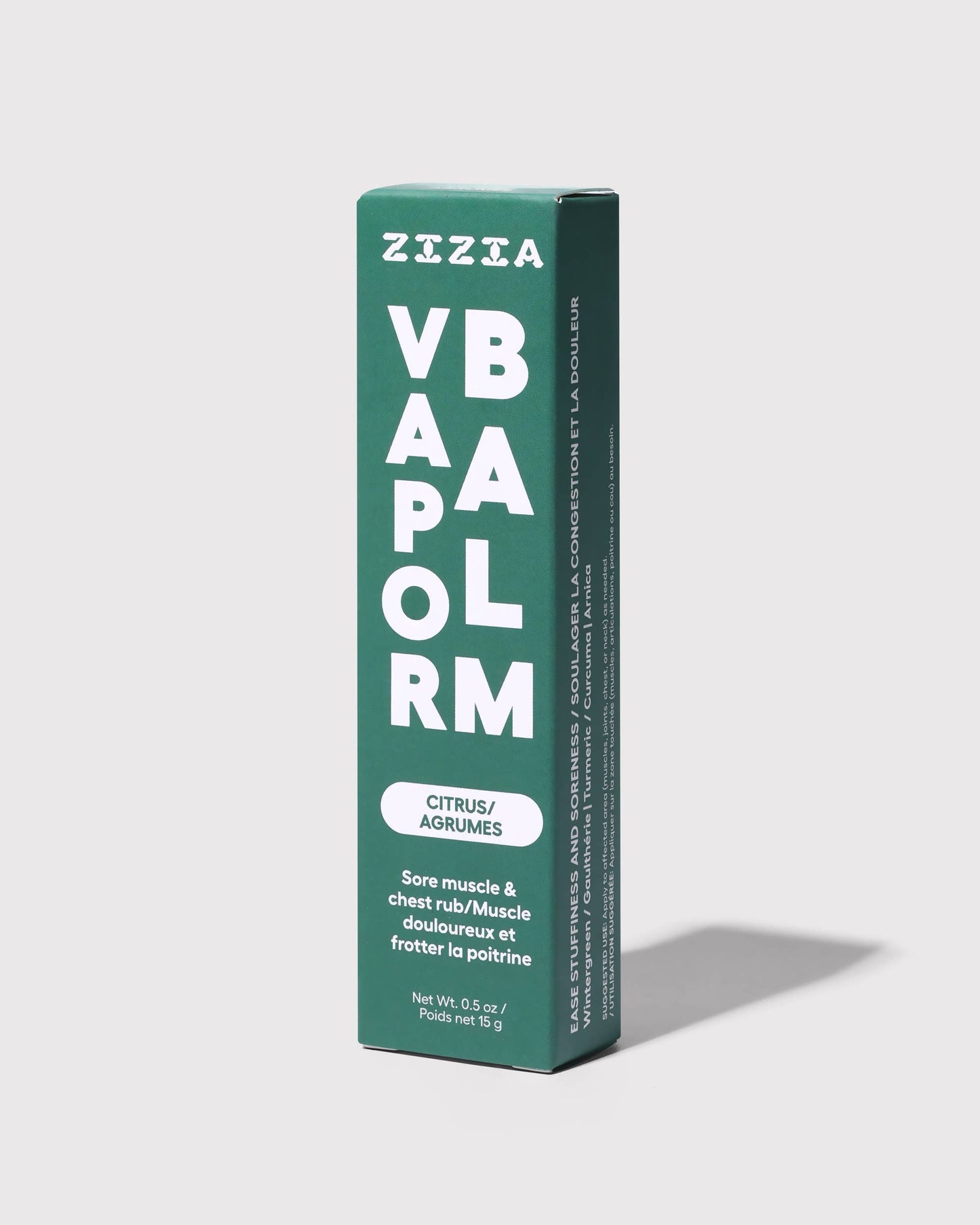 Zizia Vapor Balm Tube-Arnica Sore Muscle and Chest Rub