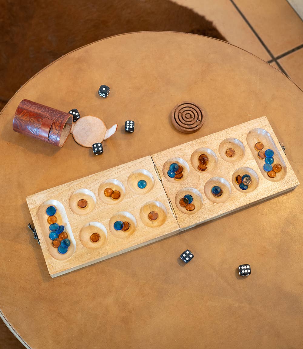 Mancala Wooden Game Set