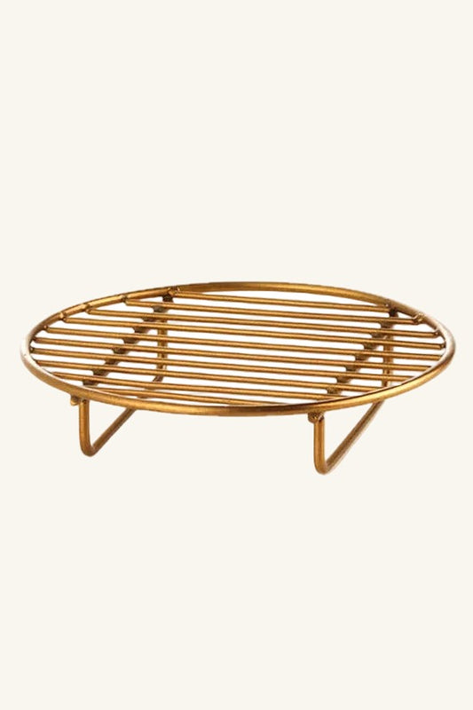 Brass Wire Stand Round: Round