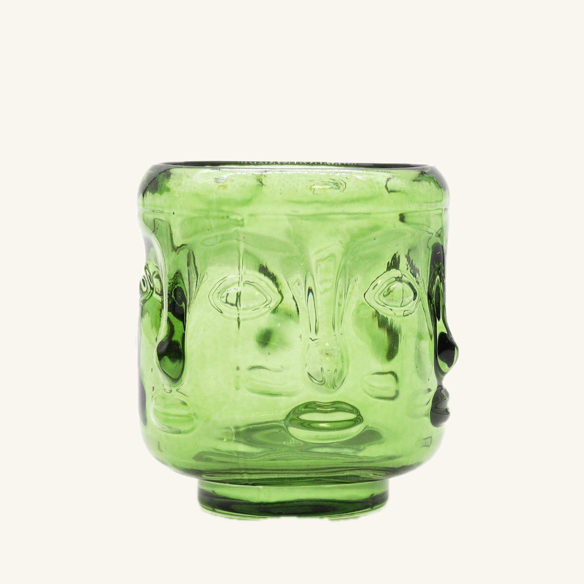 Buddha Faces Votive Candle Holder